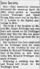 Lorene Trollinger Wedding announcement