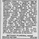 Death Notice - Obituary