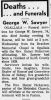 Funeral Notice