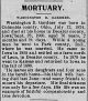 Death Notice - Obituary