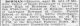 Death Notice of Zebulon 'Zeb' Bowman