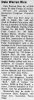 Death Notice - Obituary